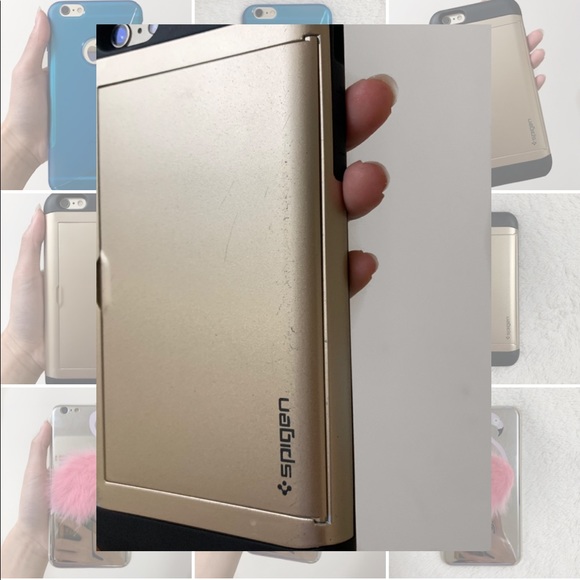 gold and black iphone 6S+ / 6+ case - Picture 4 of 4